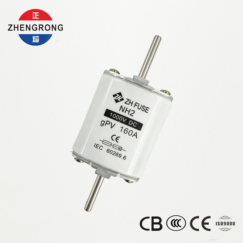 Fusible photovoltaïque NH2 160A 1000V DC gPV - Certifié CEI 60269.6