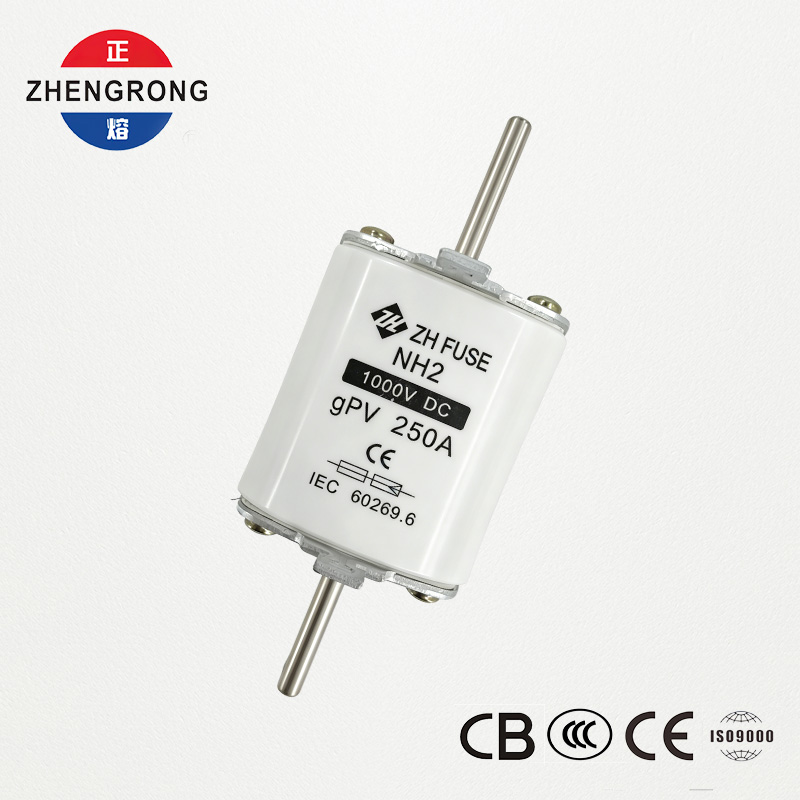 Fusible photovoltaïque NH2 250A 1000V DC gPV - Certifié CEI 60269.6