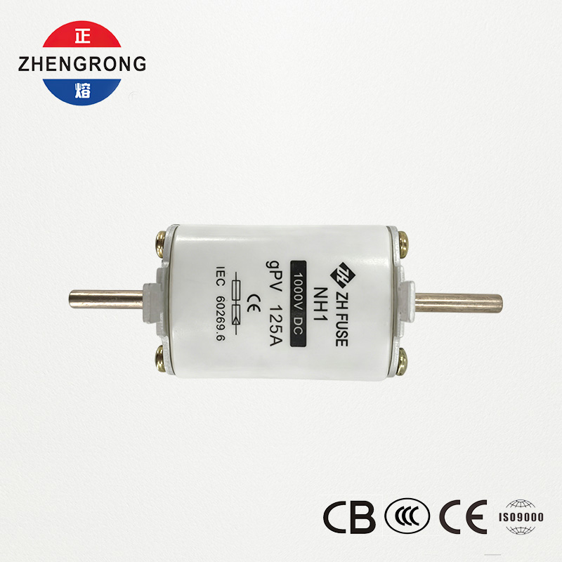 Fusible PV CC NH1 125A 1000V | Approuvé CE et CEI 60269.6 pour les panneaux solaires