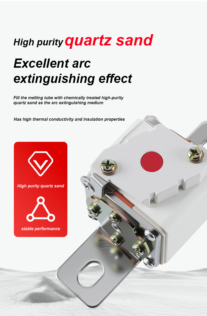 Liens de fusible RSF-1K 500V-315A BC100KA